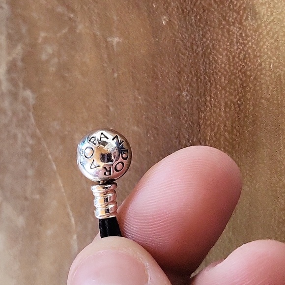 Pandora Black Cord Bracelet Size 6.7 / 17 cm - Picture 4 of 7